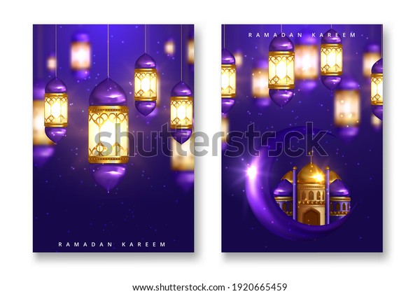 Ramadan kareem\
islamic beautiful design\
template