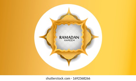 Ramadan Kareem Islamic Beautiful Luxury Background for Banner, Web, Poster, Advertise Vector eps10