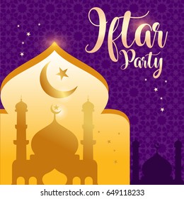 ramadan kareem islamic calligraphy illustration