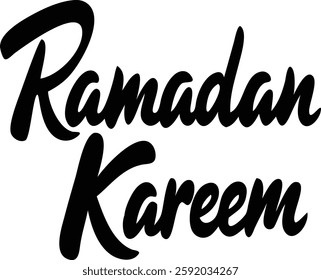 Ramadan Kareem Islamic Celebration Typography