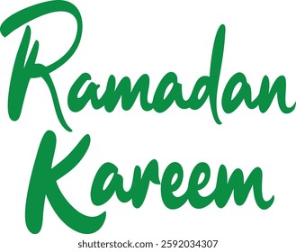 Ramadan Kareem Islamic Celebration Typography