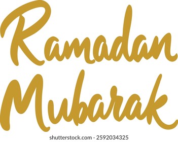Ramadan Kareem Islamic Celebration Typography