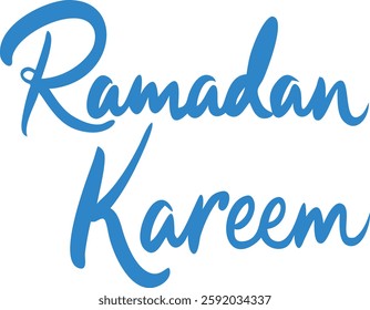 Ramadan Kareem Islamic Celebration Typography