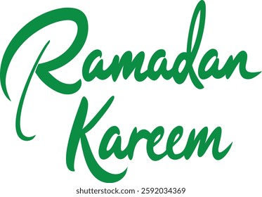Ramadan Kareem Islamic Celebration Typography
