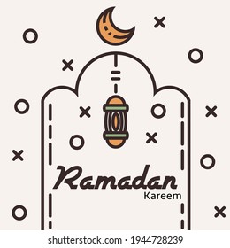 Ramadan Kareem, Islamic Days. Perfect for Greeting Cards, Posters, Wallpapers, etc