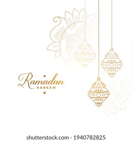 Islamischer Hintergrund-Design von Ramadan Kareem