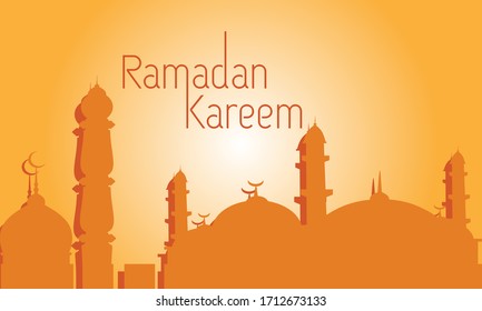 Ramadan kareem Islamic design background.book cover,Vector EPS10