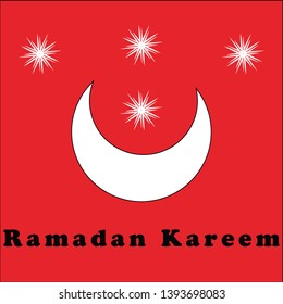 Ramadan Kareem islamic design crescent moon