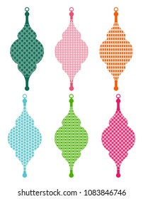 Ramadan Kareem Islamic design lantern in geometric style