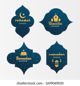 Ramadan Kareem islamic design with people's habits during the month of Ramadan is to wake people to pre-dawn meal vector illustration. Suitable for greeting card, poster and banner
