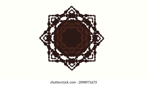 Ramadan Kareem. Patrones geométricos islámicos, logotipo de diseño geométrico islámico, elemento islámico.