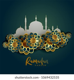 ramadan kareem islamic greeting background