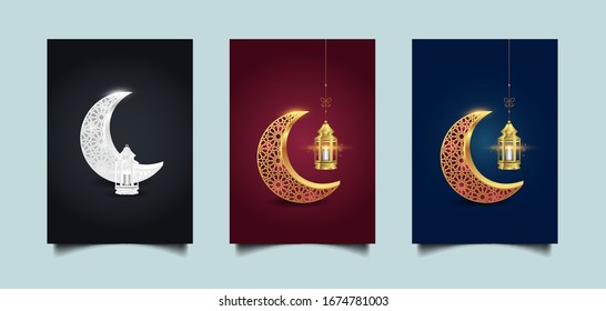 ilustración vectorial de la tarjeta de saludo islámico ramadan kareem