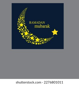 Ramadan Kareem. Islamic greeting card template with ramadan for wallpaper design. Poster, media banner. A set of vector illustrations.