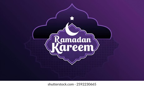 Ramadan Kareem. Islamic greeting card template with ramadan for wallpaper design. Poster, media banner. A set of vector illustrations