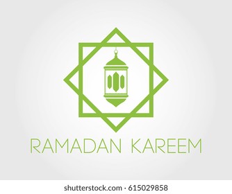 ramadan kareem. islamic logotype