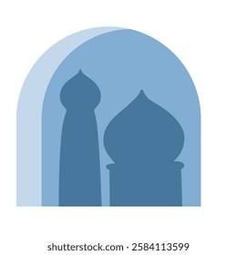 Ramadan Kareem Islamic Mosque illustration