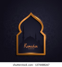 Ramadan Kareem  islamic pattern mosque background