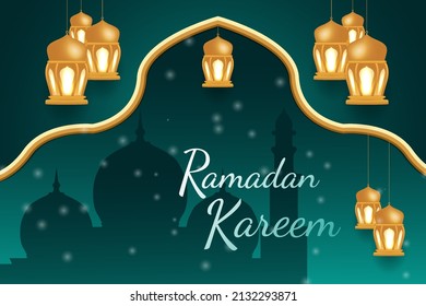Ramadan Kareem Islamic style background