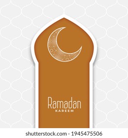 ramadan kareem islamic style eid moon background