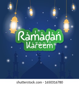 Ramadan kareem o eid mubarak saludando diseño de fondo. Día islámico de celebración del musulmán. 
