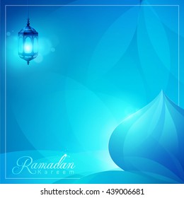 Ramadan Kareem islamic vector design for greeting card background - Translation of text : Ramadan Kareem - May Generosity Bless you during the holy month