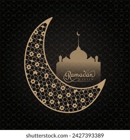  Ramadan kareem. islamic vector typography on black background. Realistic style. Ramadan invitations templates, greeting card collection with hand drawn lettering.