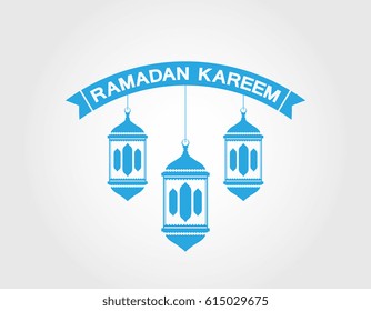 Ramadan kareem. label design