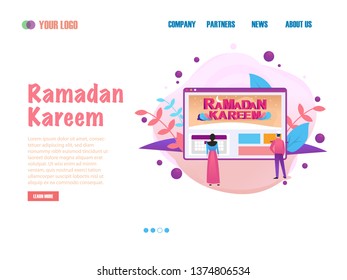 Ramadan Kareem Landing Page