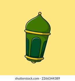 ramadan kareem lantern cartoon vector illustration