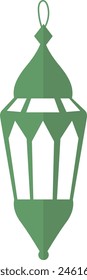 Ramadan Kareem Lantern Decoration with Arabian Design Style. Vector Illustration.