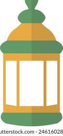Ramadan Kareem Lantern Decoration with Arabian Design Style. Vector Illustration.