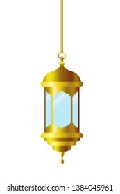 ramadan kareem lantern hanging icon
