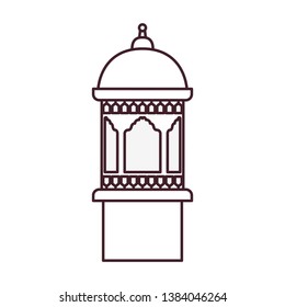 ramadan kareem lantern hanging icon
