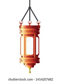 ramadan kareem lantern hanging icon
