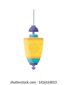 ramadan kareem lantern hanging vector ilustration