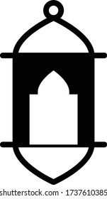 Ramadan Kareem lantern islamic Symbol-Konzept Vektor-Symbol-Design, Ramazan Karim und Islamische Symbole auf weißem Hintergrund,