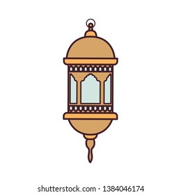 ramadan kareem lantern isolated icon