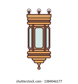 ramadan kareem lantern isolated icon