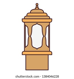 ramadan kareem lantern isolated icon