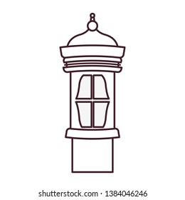 ramadan kareem lantern isolated icon