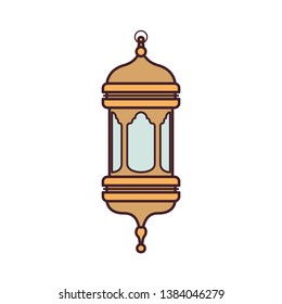 ramadan kareem lantern isolated icon