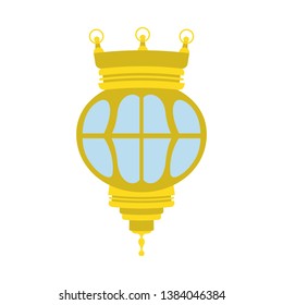 ramadan kareem lantern isolated icon