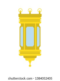 ramadan kareem lantern isolated icon