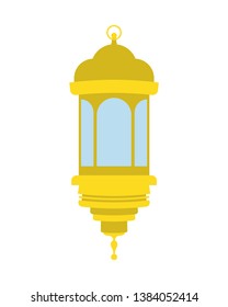 ramadan kareem lantern isolated icon