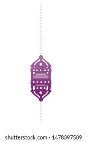 Ramadan kareem lantern vector design