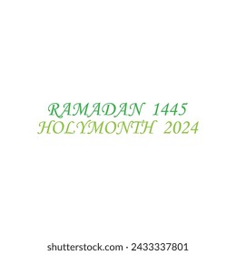 Ramadan kareem letter design vector