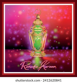 Ramadan Kareem Light Vector Design