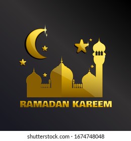 plantilla de diseño del logotipo de ramadan kareem