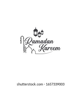 Ramadan Kareem Logo Design Vector Template
